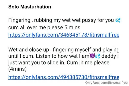 fitnsmallfree content